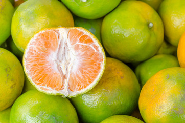 Orange fruit Other names are, citrus tangerine, mandarin orange for background.
