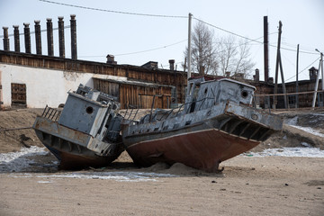 abandoned shipwreck