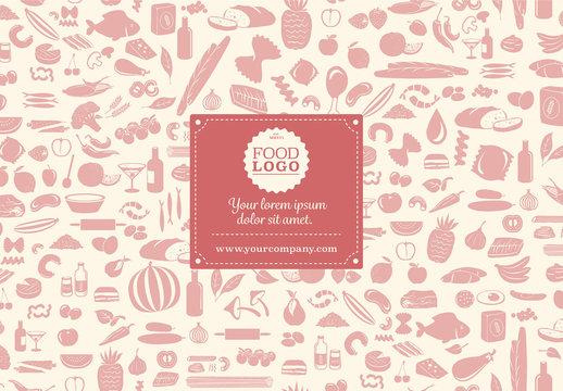 Food and Cooking Supplies Pattern