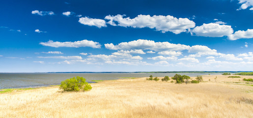 Beautiful view of the lake Łebsko