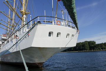 Obraz premium close up from sailing vessel