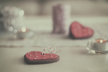 Galletas en forma de corazón
