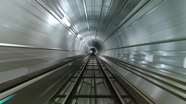 Subway tunnel.