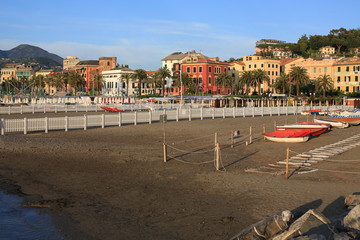 Historic Sestri Levante in Liguria, Italy