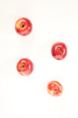 red apples isolate