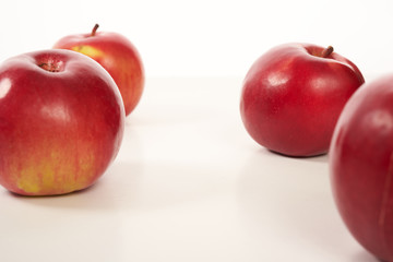 red apples isolate