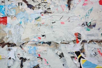 Torn posters