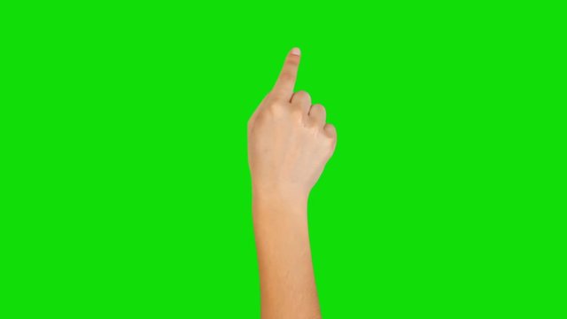 16 Hand gestures. Touchscreen. Female.
