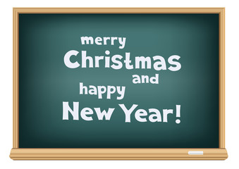 blackboard congratulations Christmas
