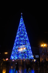 christmas illumination in Madrid