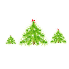 Christmas tree, holiday card