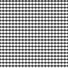 Seamless Art Deco scale pattern background in black and white