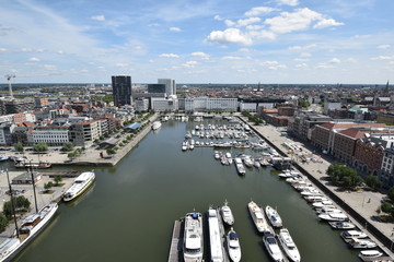 Obraz premium Ausblick auf Antwerpen