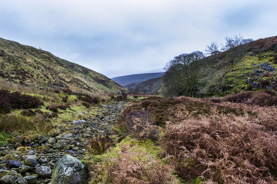 Dry River Red In The Yorkshire Dales