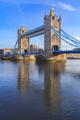 Fototapeta na wymiar Tower Bridge on Sunny Day ,London United Kingdom