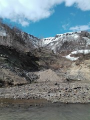 My work of volonter on the valley of geysers.Kamchatka
