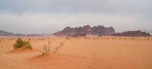 Wadi Rum also known as The Valley of the Moon, Aqaba Province, Jordan