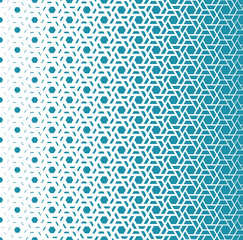 Abstract geometry blue hipster fashion halftone pattern