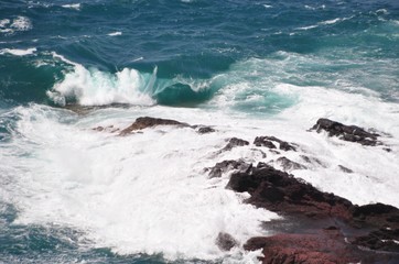 Brandung vor Sardinien