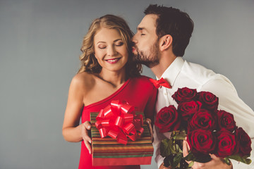Beautiful romantic couple