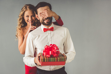 Beautiful romantic couple