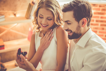 Beautiful romantic couple