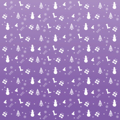 happy new year background design illustraton on violet