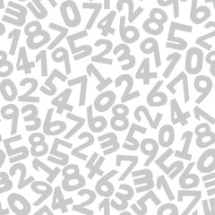 Seamless pattern numbers.数字のパターン