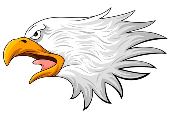 Eagle head mascot