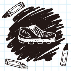 sport shoe doodle
