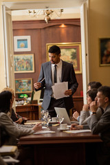 Business People Meeting Conference Discussion Corporate Concept