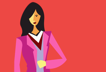 Business Woman Illustration