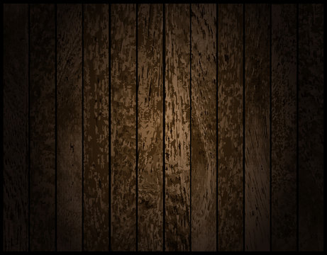 old wood background. Vector

