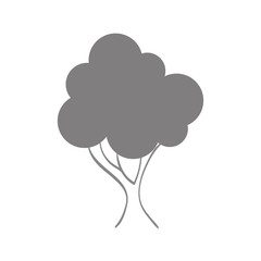 Tree natural ecology icon vector illustration graphic design