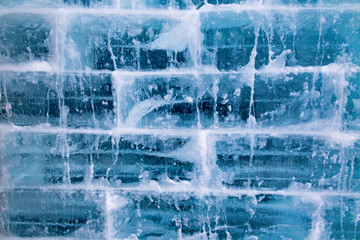 ice block wall