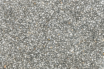 Closeup surface stone pattern at old stone floor in the park textured background