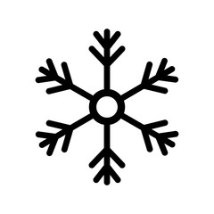 snowflake winter snow icon vector illustration graphic design