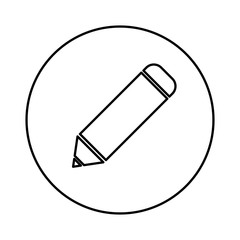 Isolated pencil symbol icon vector illustration graphic design