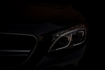 Business car silhouette.
