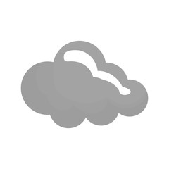 Cloud weather symbol icon vector illustration graphic design