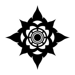 mandala. tattoo pattern. vector EPS10