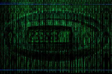 Display computer server connections flashing