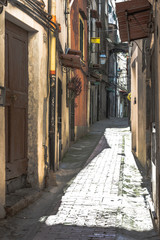 Fototapeta na wymiar Alley in Sanremo, Italy 