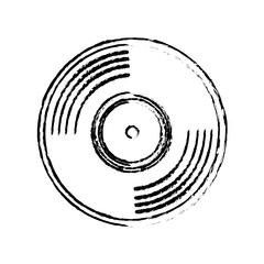 vinyl vintage record icon vector illustration graphic design