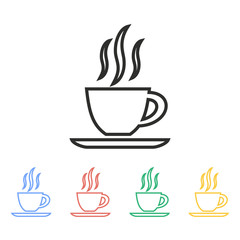 Coffee cup - vector icon.