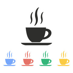 Coffee cup - vector icon.