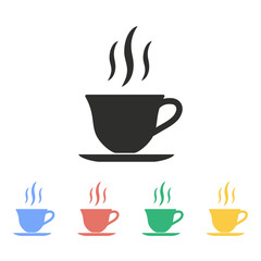 Coffee cup - vector icon.