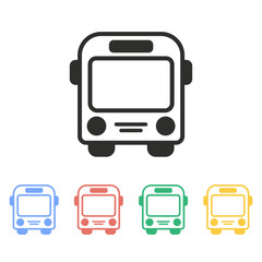 Bus - vector icon.