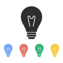 Lamp - vector icon.