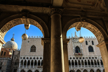 Piazza San Marco，Basilica San Marco, Campanile and Palazza Ducale